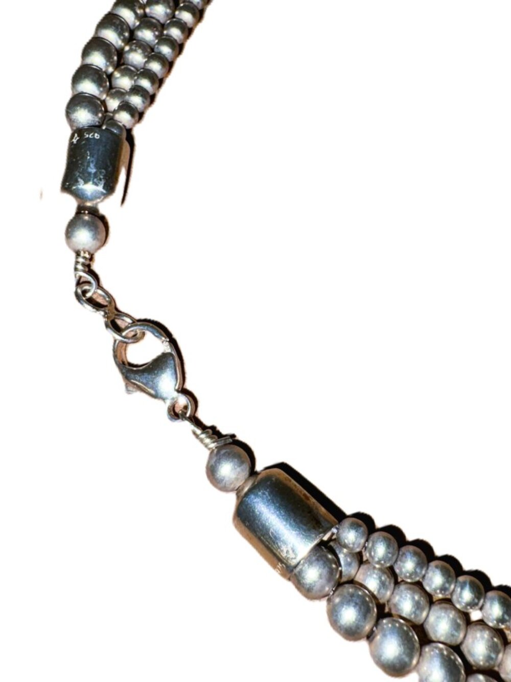 Navajo Pearl Necklace Multi-Strand - Picture 3 of 4